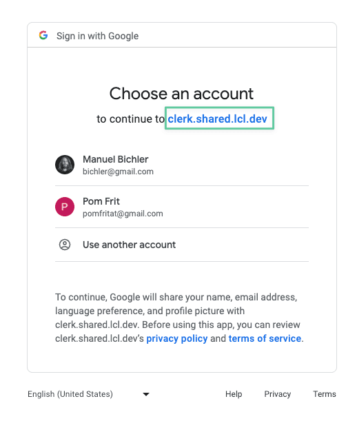 social signin google